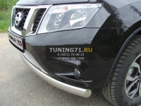 Решетка радиатора 12 мм Nissan Terrano 2014